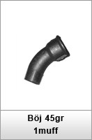 Böj 45gr 1muff