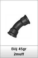 Böj 45gr 2muff