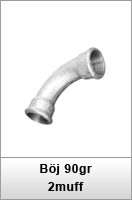 Böj 90gr 2muff