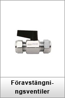 Föravstängningsventiler