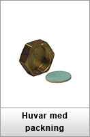 Huvar med packning