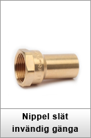 Nippel slät invändig gänga