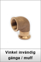 Vinkel invändig gänga / muff