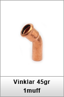 Vinklar 45gr 1muff