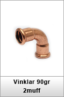 Vinklar 90gr 2muff