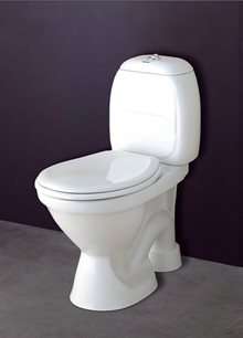 Svedbergs Wc-Sits vit, Saniplast