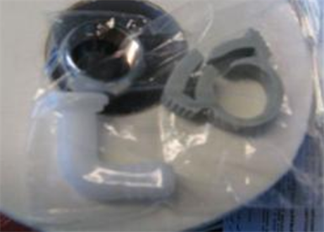 Arrow Plastvinkel 90˚ med mutter L-form