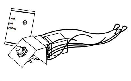 Calmarpannan V33/V65 Startknapp <2008