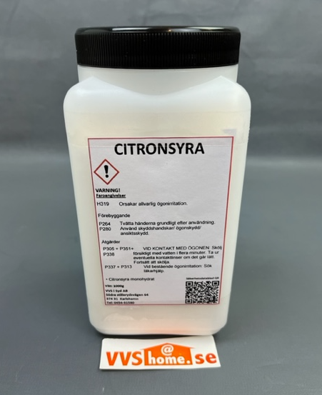 Citronsyra 1kg Burk