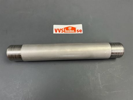 EMS Nippelrör Rostfritt R25x225 mm