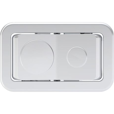 Ifö Spira Spolknapp Dubbelspolning Förhöjd krom