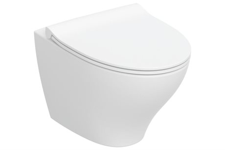 Ifö Spira Modern WC-stol Vägghängd Rimfree