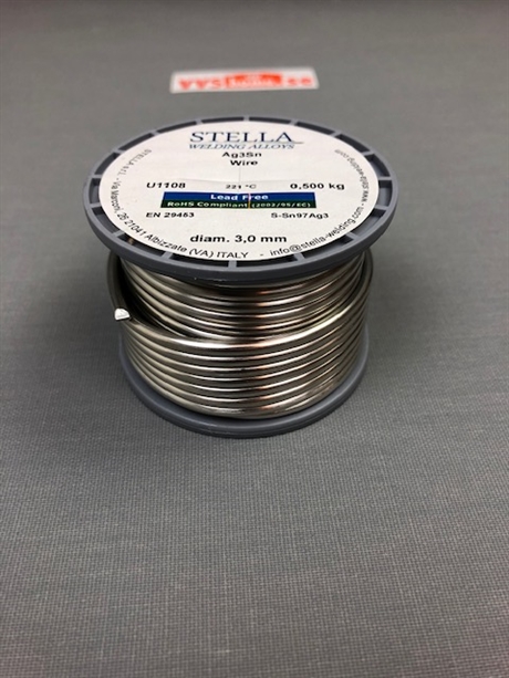 Mjuklod Tenn/Silver,Rulle=500G