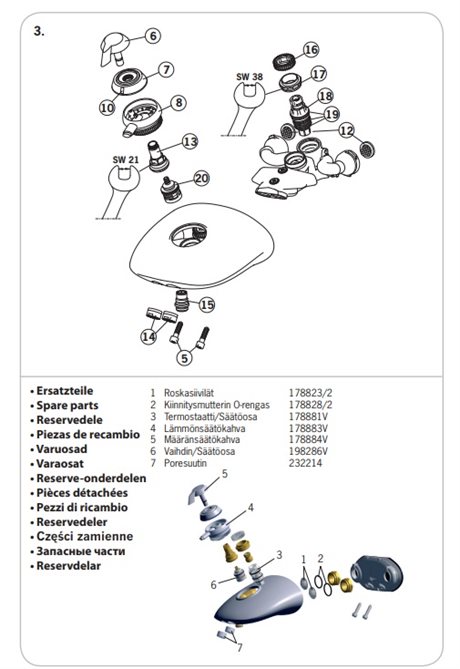 Oras Reservedeler () Oras Reservedeler