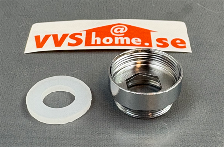 Övergångsnippel M24 inv x M22 utv