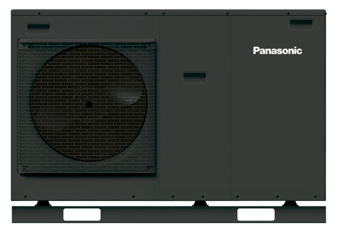 Panasonic luft/vatten värmepump utedel type WH-MDC05J3E5-1 monoblock 5 Kw Grafit-grå