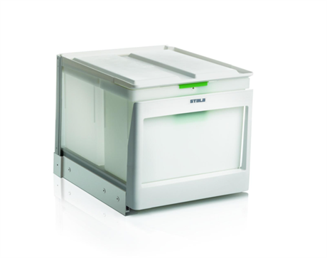 Stala källsortering EKO3-Sk med lock