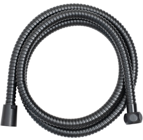 Svart Duschslang i Metall 150cm