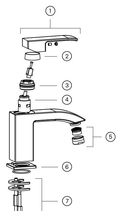 Tapwell täckring för LES 071