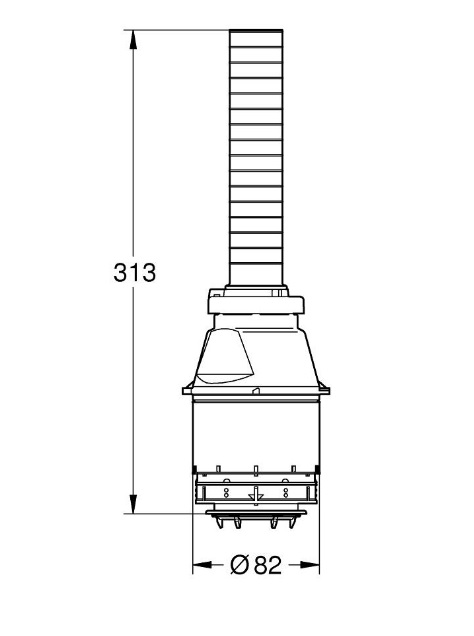 GROHE Servo binnenwerk uni 37088PI0