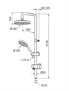 Mora mmix S6 shower system