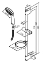 Damixa Fair Jet Plus Duschset Krom    