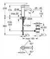 Grohe Essence Tvättställsblandare Graphite