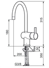 Mora Rexx K5 Köksblandare 707100