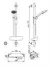 Oras Optima 7158 Duschsystem 160cc