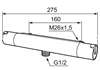 Mora Rexx Duschblandare T5 Krom/Svart 160cc