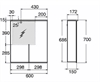 Ifö Option Spegelskåp High LED 60 cm