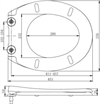 Arrow Wc-sits Rubinett Softclose Q&R Universal, Vit