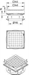 Blücher Montageset Drain K150-V Vienna