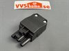 CTC Stecker 3P Hane Svart Kpl