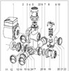 Grundfos UPSO 15-65 Drivsida till Termovar/LK